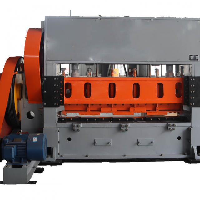 Expanded metal mesh machine